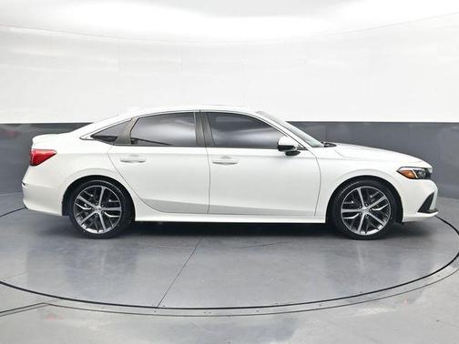 Platinum White Pearl 2023 Honda Civic Touring