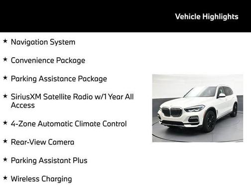 Alpine White 2020 BMW X5 xDrive40i