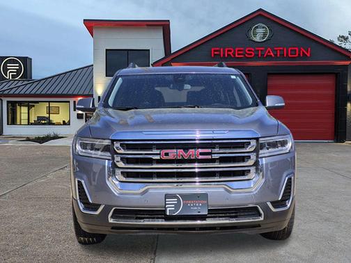 Satin Steel Metallic 2022 GMC Acadia FWD SLE