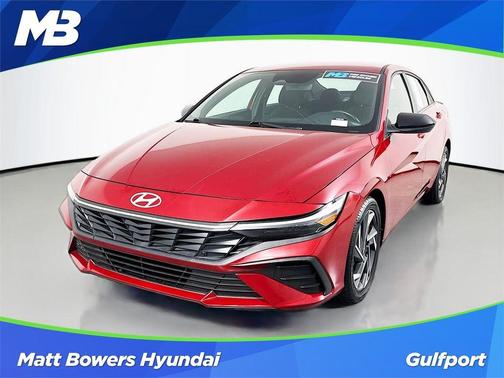 Red 2025 Hyundai ELANTRA SEL Sport