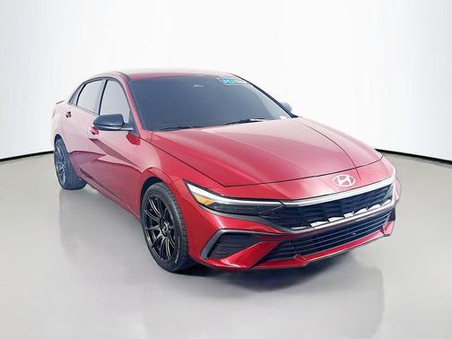 Red 2025 Hyundai ELANTRA SEL Sport