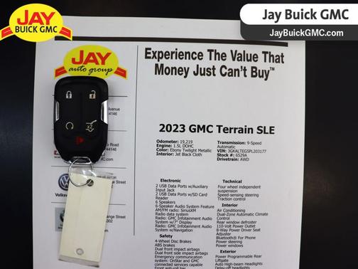Ebony Twilight Metallic 2023 GMC Terrain SLE
