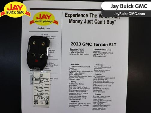 Volcanic Red 2023 GMC Terrain SLT