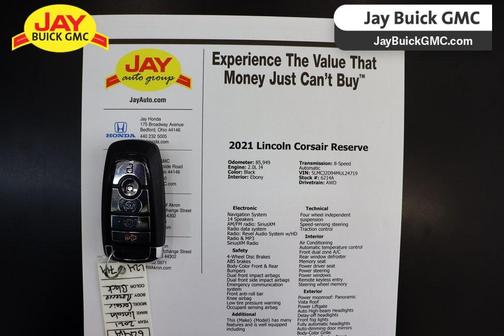 2021 Lincoln Corsair Reserve