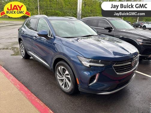 Sapphire Metallic 2023 Buick Envision Essence
