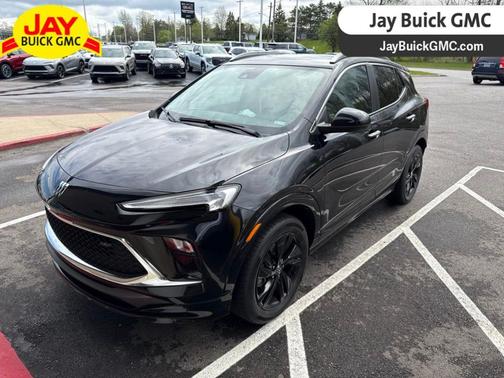 Ebony Twilight Metallic 2024 Buick Encore GX Sport Touring