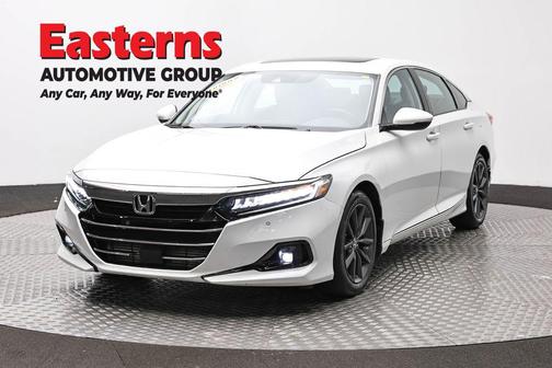 Platinum White Pearl 2021 Honda Accord EX-L 1.5T