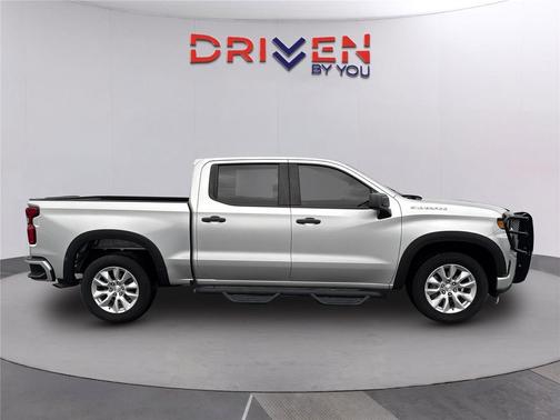 Silver Ice Metallic 2021 Chevrolet Silverado 1500 Custom