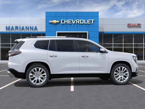 Glacier White Tricoat 2026 GMC Acadia Denali