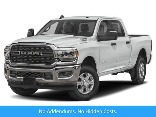 Bright White Clearcoat 2024 RAM 2500 Big Horn Crew Cab 4x4 6'4' Box