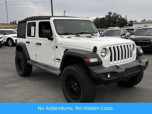 Bright White Clearcoat 2022 Jeep Wrangler Unlimited Sport