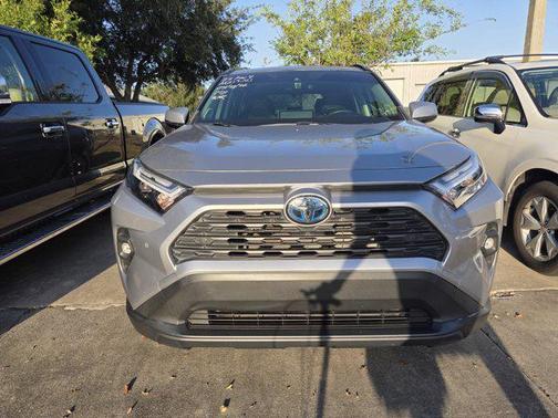 Silver Sky Metallic 2022 Toyota RAV4 Hybrid XLE Premium