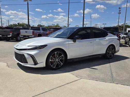 Midnight Black Metallic 2025 Toyota Camry XSE