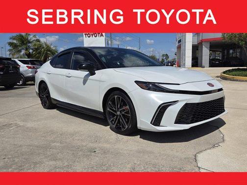 Midnight Black Metallic 2025 Toyota Camry XSE