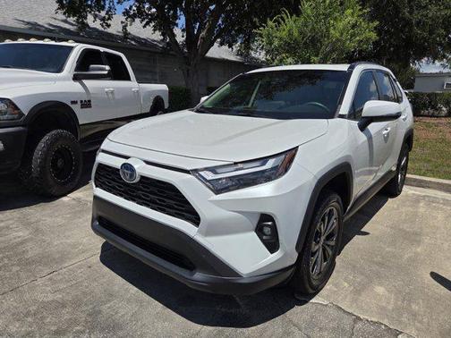 Wind Chill Pearl 2024 Toyota RAV4 Hybrid XLE Premium