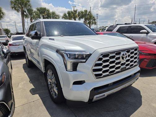Wind Chill Pearl 2025 Toyota Sequoia Capstone