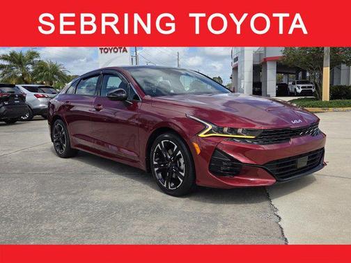 Passion Red 2022 Kia K5 GT-Line