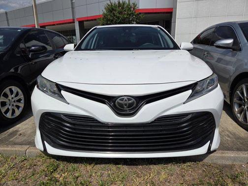 Super White 2019 Toyota Camry LE