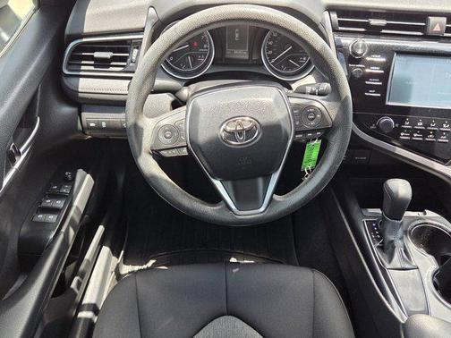 Super White 2019 Toyota Camry LE
