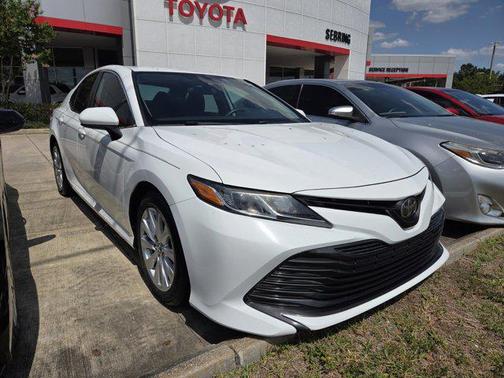 Super White 2019 Toyota Camry LE