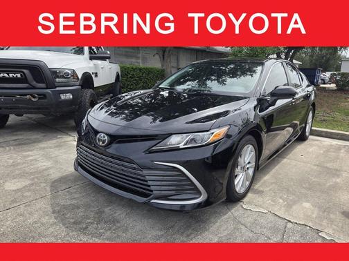 Midnight Black Metallic 2021 Toyota Camry LE