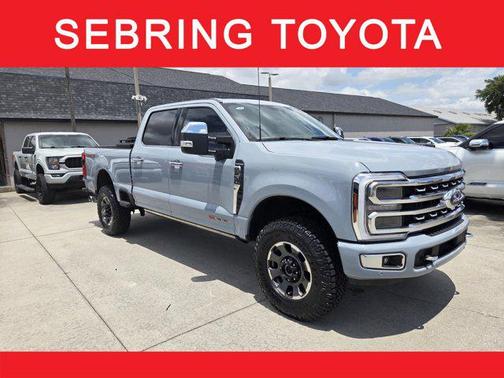 Glacier Gray Metallic Tri-Coat 2024 Ford F-250 Platinum