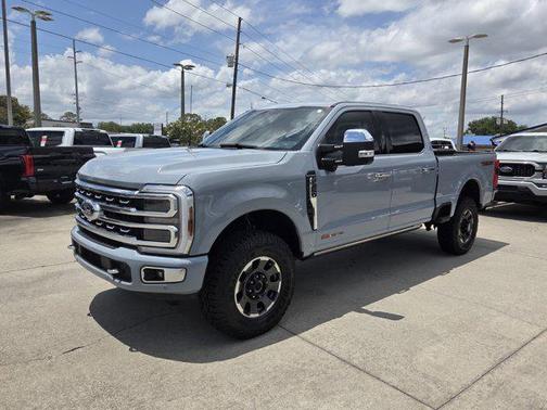 Glacier Gray Metallic Tri-Coat 2024 Ford F-250 Platinum