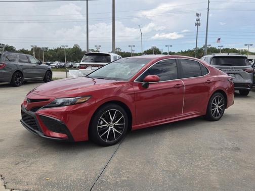 Supersonic Red 2023 Toyota Camry SE