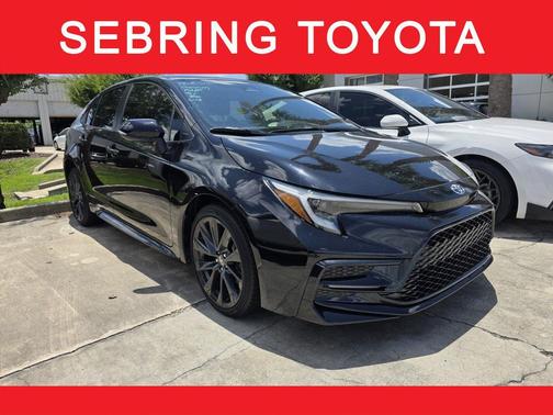 Midnight Black Metallic 2024 Toyota Corolla SE