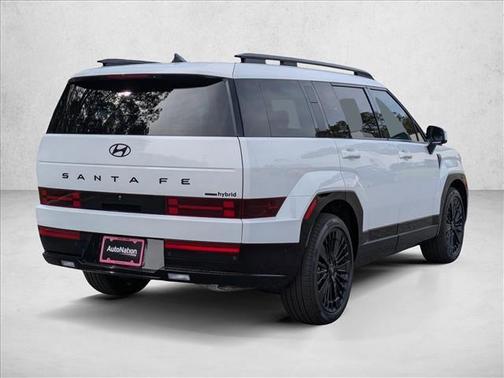 Serenity White 2026 Hyundai SANTA FE HEV Calligraphy