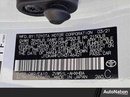2021 Toyota Prius XLE