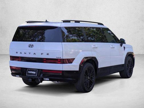 Serenity White 2026 Hyundai SANTA FE HEV Calligraphy
