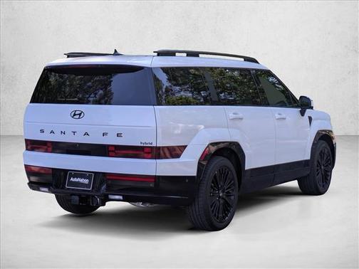 Serenity White 2026 Hyundai SANTA FE HEV Calligraphy