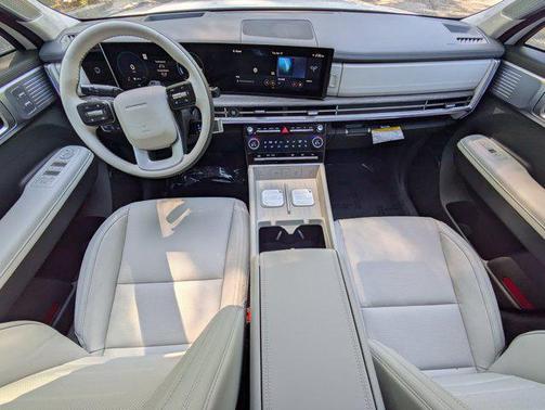 Serenity White 2026 Hyundai SANTA FE HEV Calligraphy FWD