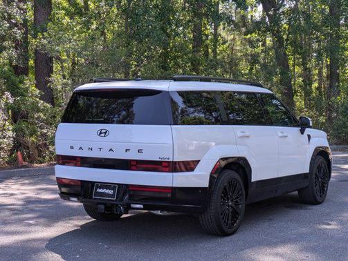 Serenity White 2026 Hyundai SANTA FE HEV Calligraphy FWD