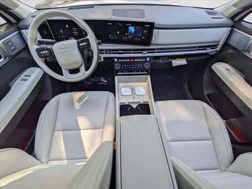 Serenity White 2026 Hyundai SANTA FE HEV Calligraphy