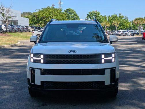 Serenity White 2026 Hyundai SANTA FE HEV Calligraphy