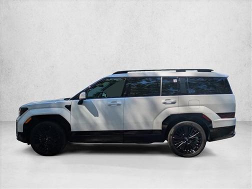 Serenity White 2026 Hyundai SANTA FE HEV Calligraphy