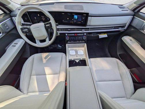 Serenity White 2026 Hyundai SANTA FE HEV Calligraphy