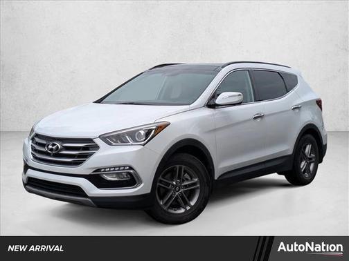 Pearl White 2018 Hyundai Santa Fe Sport 2.4L