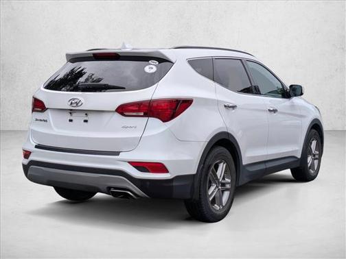 Pearl White 2018 Hyundai Santa Fe Sport 2.4L