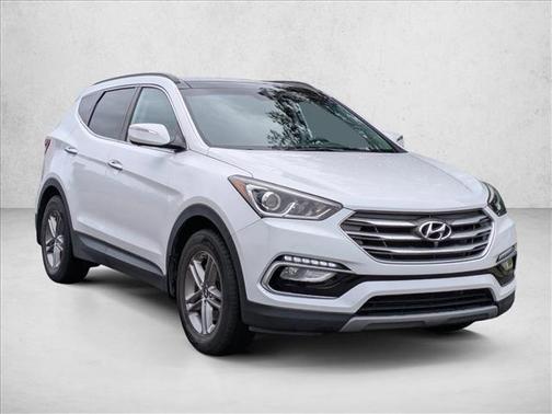 Pearl White 2018 Hyundai Santa Fe Sport 2.4L