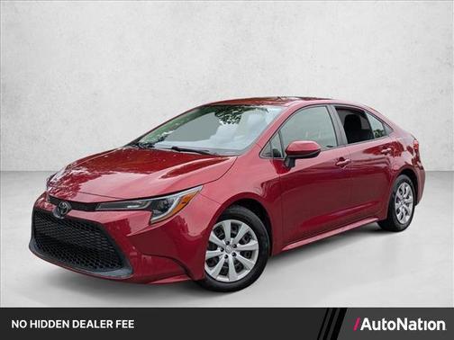 Ruby Flare Pearl 2022 Toyota Corolla LE