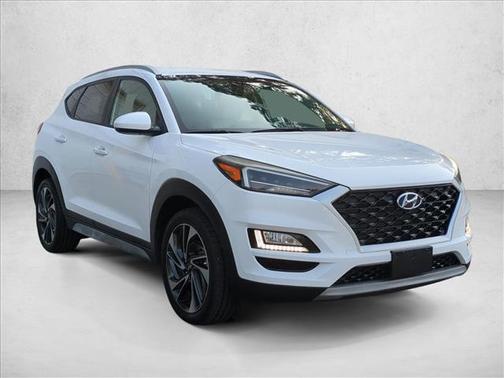 Dazzling White 2019 Hyundai TUCSON Sport