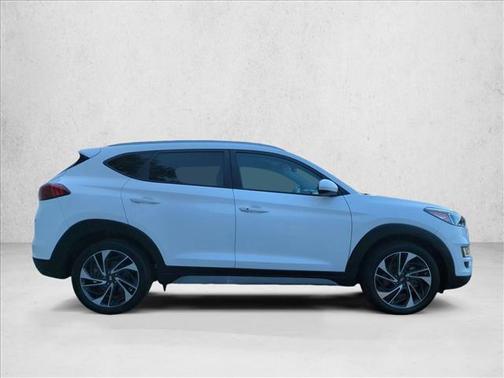 Dazzling White 2019 Hyundai TUCSON Sport
