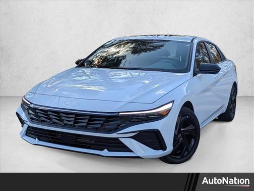 Serenity White 2026 Hyundai ELANTRA Sport