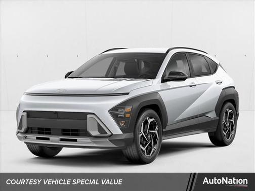 Atlas White 2026 Hyundai KONA SEL Premium