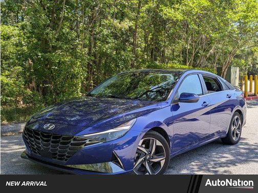 Intense Blue 2021 Hyundai ELANTRA SEL