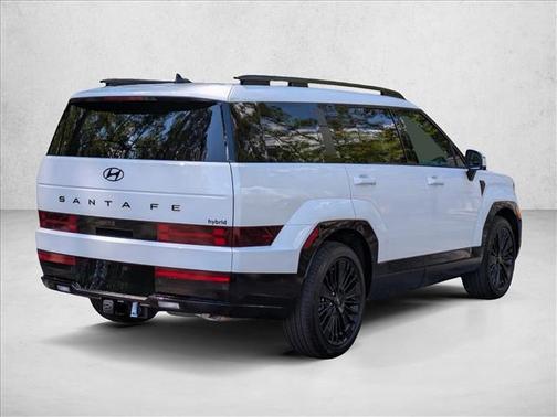 Serenity White 2026 Hyundai SANTA FE HEV Calligraphy