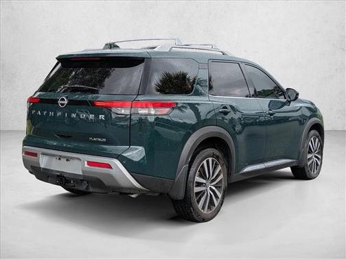 Obsidian Green Pearl 2024 Nissan Pathfinder Platinum FWD